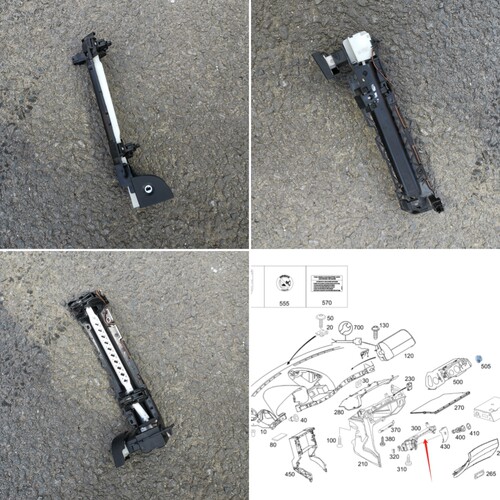 适用奔驰W211 E200 E240 E280 E320 E350 副驾驶杂物箱锁