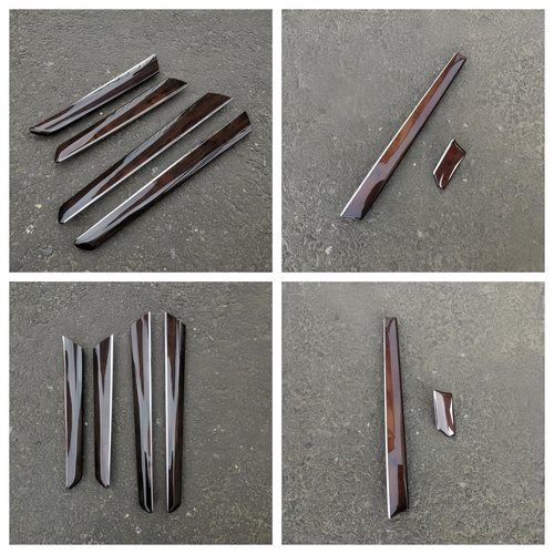 适用奔驰W251 R320 R350 R500 仪表台中控台 桃木 门板装饰桃木