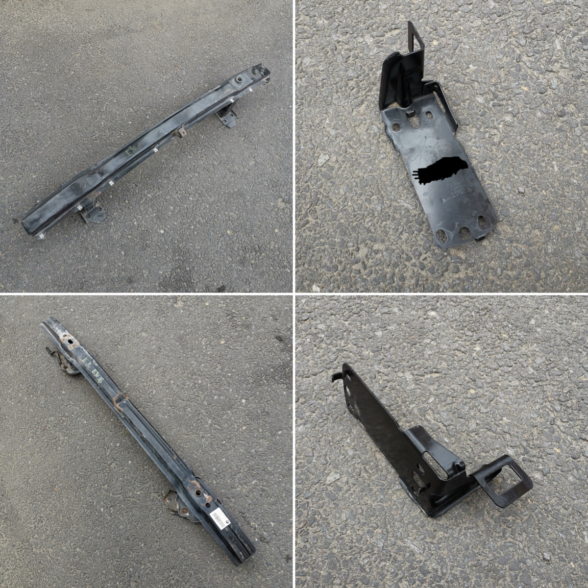 适用于宝马E90前杠318保险杠320内骨325内铁330内杠335防撞梁支架