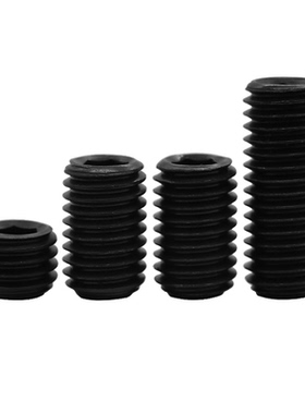 CZ五金12.9级内六角凹端紧定螺钉GB80顶丝DIN916止付螺丝M3-M16