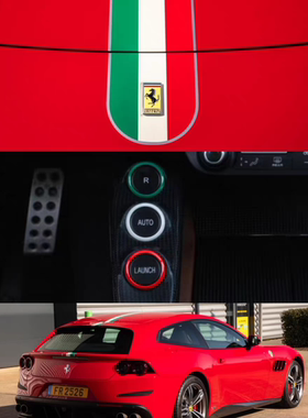 法拉利gtc4lusso车贴拉花SF90 488 F12 458跑车个性运动彩条