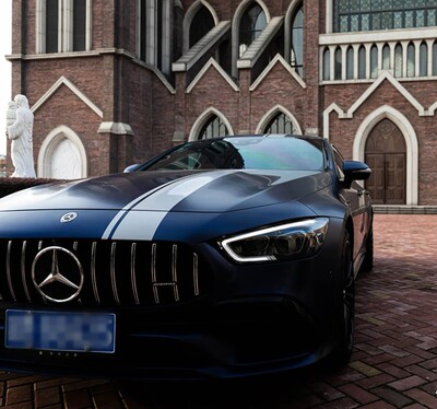 AMG GT53车贴拉花GT50 GT63S改装车身机盖侧裙装饰个性贴纸