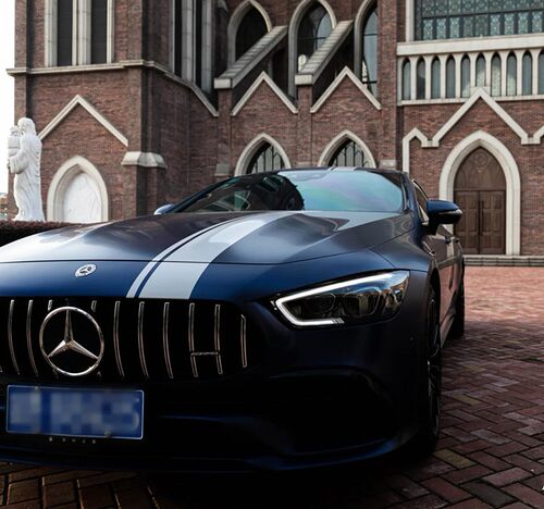 AMG GT53车贴拉花GT50 GT63S改装车身机盖侧裙装饰个性贴纸