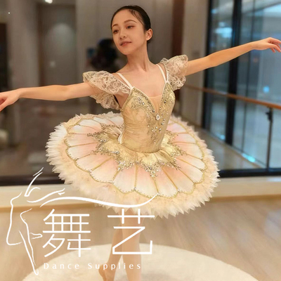 重工款睡美人银仙子帕基塔变奏芭蕾舞裙演出服成人女童芭蕾舞蹈裙