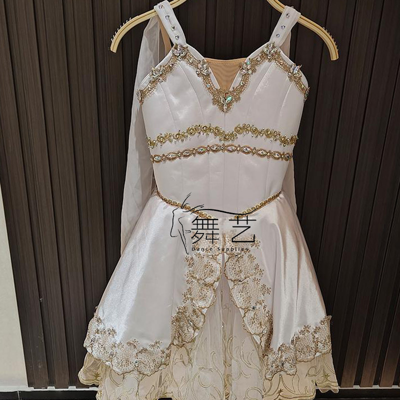 定制青春女神女变奏芭蕾舞裙儿童大人定制演出长纱裙比赛表演服