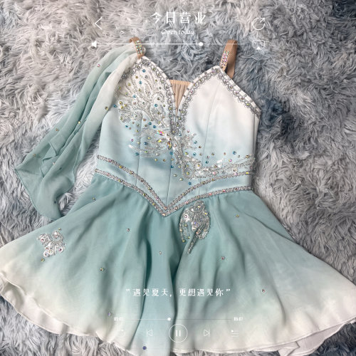 定制版丘比特芭蕾演出服比赛款