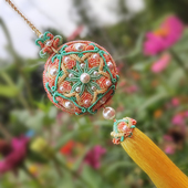 仲夏之星 原创国风手工艺香囊流苏挂饰创意车挂编绳DIY材料包