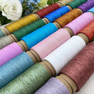 0.3洒金扁蜡编绳线材 闪金蜡线手绳编织 手工编绳DIY星空蜡线