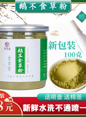 鹅不食草粉末野生新鲜中药中草药鹅不食粉超细晒干滴鼻液100克10g