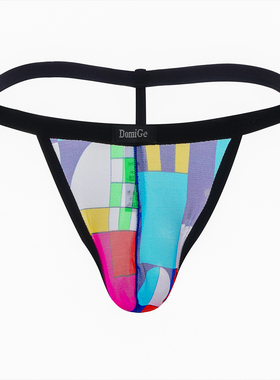 DomiGe杜米尼克 纯网眼男士丁字裤 细带 T裤 盒装 透气 彩色内裤