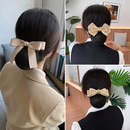 护士女头花银行酒店服务员工作职业发网咖色系盘发网兜发饰头饰新