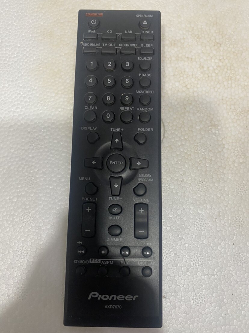 适合二手先锋 组合音响CD机遥控器：AXD7670