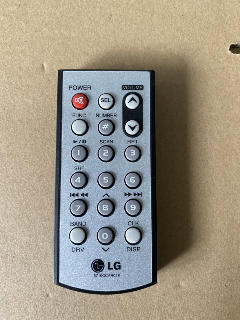 适合接近全新LG 小组合机音响遥控器：6710CCAR01F