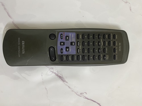 原装二手爱华 组合音响CD机遥控器RC-TN720