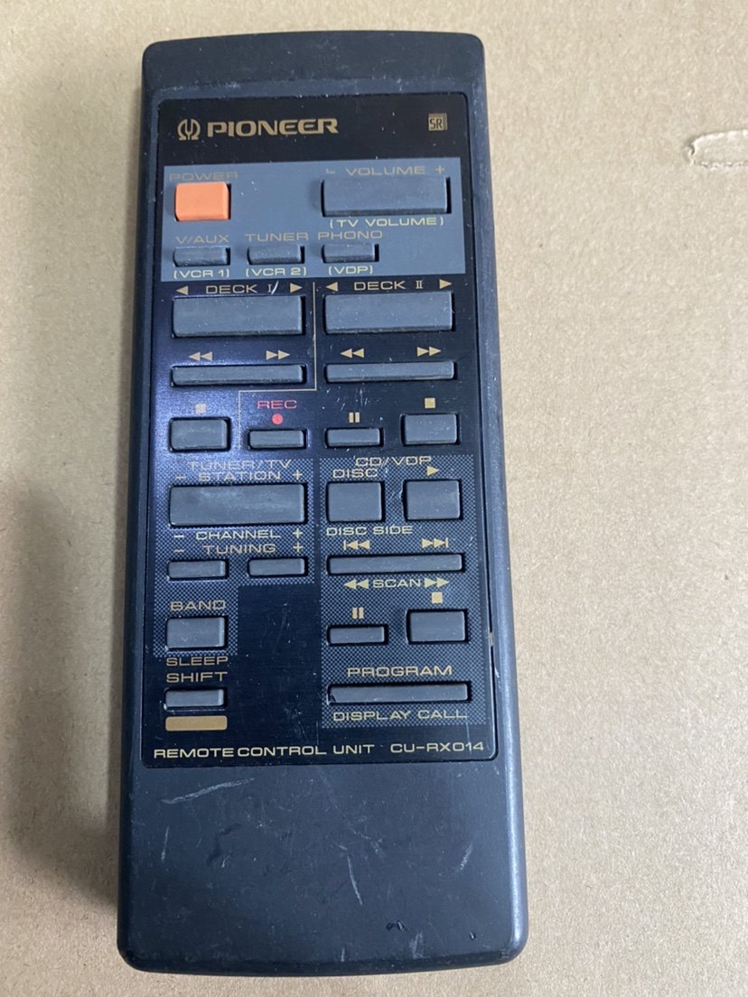 适合二手先锋 组合音响机遥控器：CU- RX014