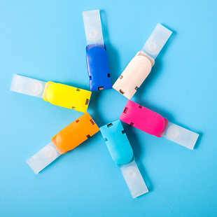 优和ABS塑料工作牌夹子公交卡饭卡套证件套证书夹扣 工牌厂牌工作证卡扣塑料夹胸牌夹子胸卡带挂绳扣子