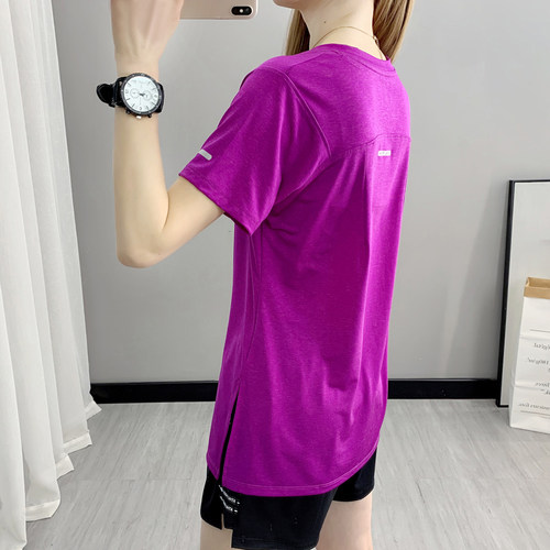 户外速干衣女短袖运动休闲瑜伽