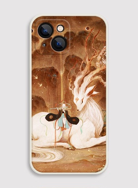 境白泽古风舍溪硅胶适用iPhone14苹果15华为p60mate50小米13新款11promaxopporeno10荣耀vivoX90nova11一加11