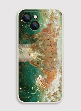 霸下 国风龙年神话硅胶手机壳适用华为mate60P50苹果15pro13max12小米14oppoKvivo荣耀90nova11红米K60IQOO30