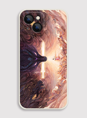 睚眦 国风龙年神话硅胶手机壳适用于华为mate60P50苹果15pro13max12小米14oppoKvivo荣耀90/80/nova11红米K60