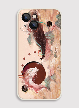 烛龙 山海经古风手机壳适用华为mate60P50苹果15pro13max12小米14oppoKvivoZSX荣耀9078nova11红米K60IQOO11