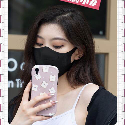 口罩3d立体时女黑高颜显值夏季薄款高颜值一次性白色网红580男尚