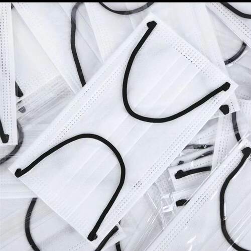 纯白色口罩显脸小简约显白女高颜值独立包装三层口罩小红书同款