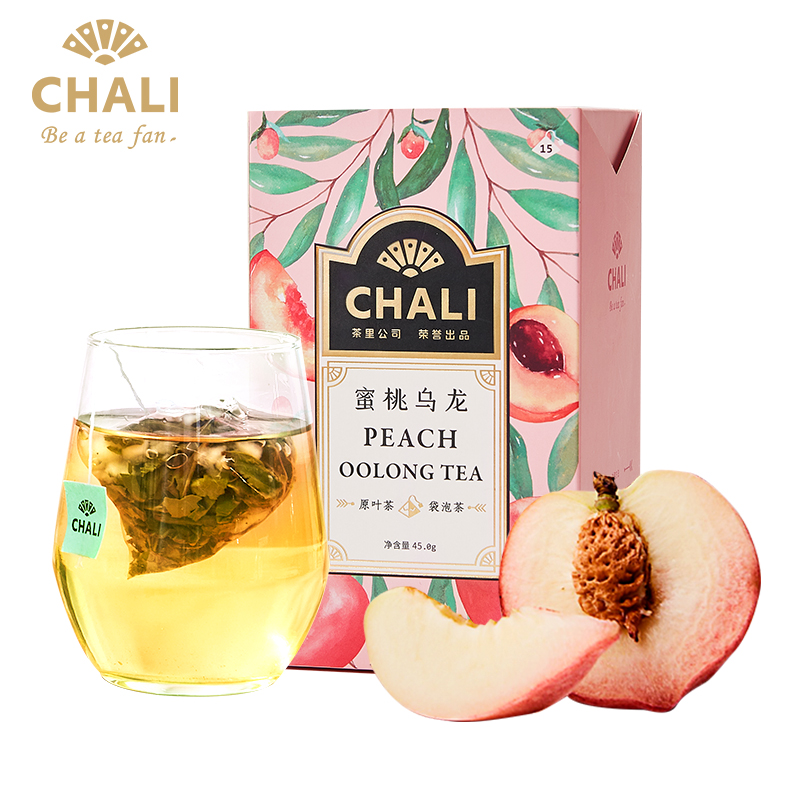 茶里蜜桃乌龙chali冷泡茶