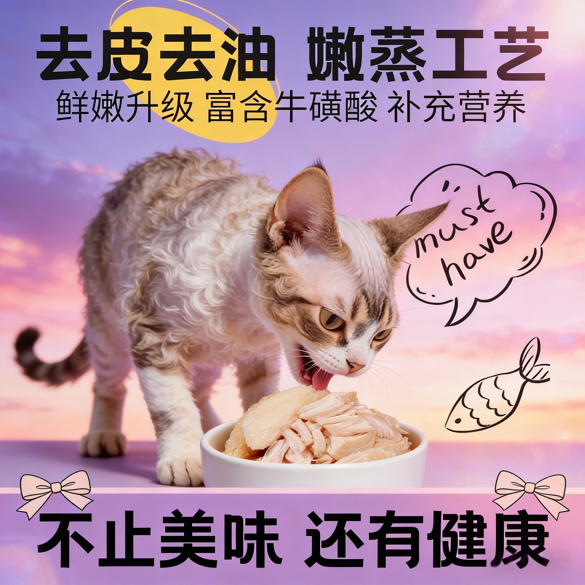 蒸煮鸡胸肉狗零食猫饭湿粮整块鸡胸肉猫犬通用宠物零食大礼包奖励