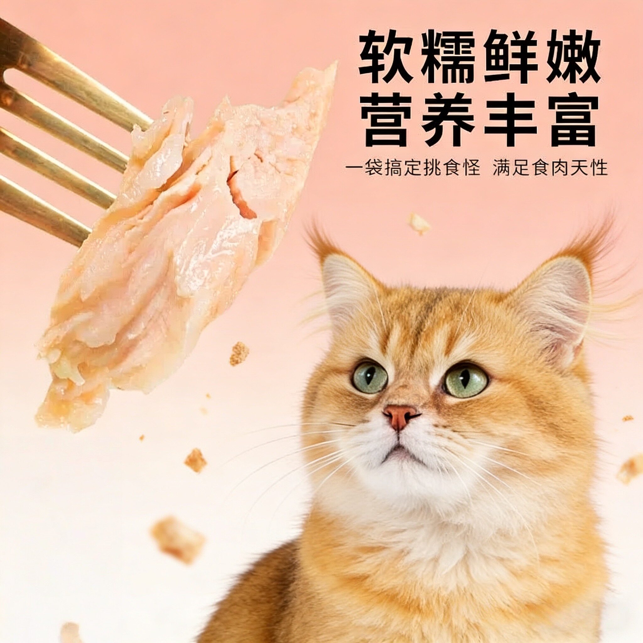 宠物零食蒸煮鸡胸肉猫咪零食即食水煮鸡肉狗狗辅食专用鸡小胸白肉