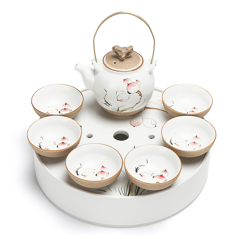 凌胜 旅行茶具套装便携包功夫茶具手绘陶瓷简约家用茶壶茶杯茶台在类目 餐饮具, 茶具, 功夫茶具中 - 来自Buy2taobao.com提供专业的淘宝代购服务