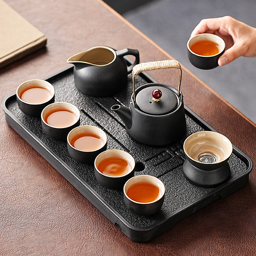 黑陶功夫茶具2026新款小套套装