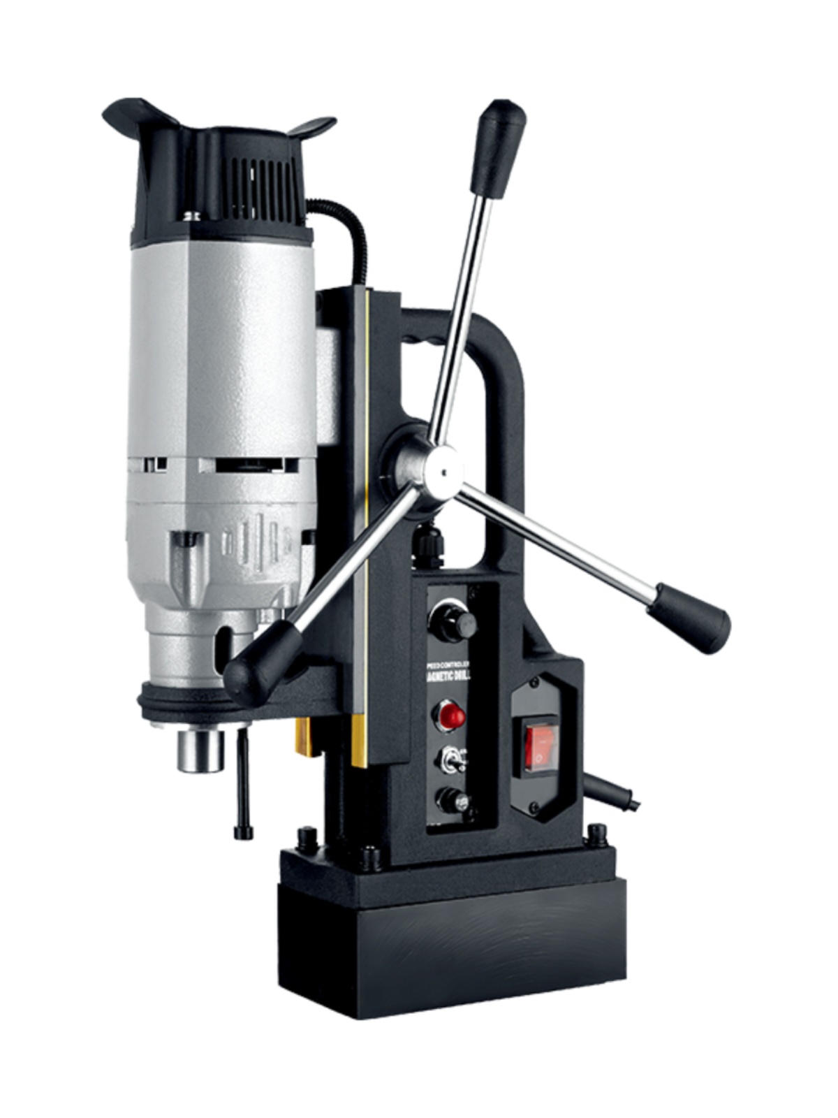 磁力钻孔机_磁力钻孔机工作视频