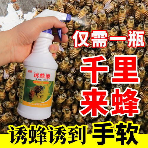 诱蜂水招蜂水600ml诱蜂群野外
