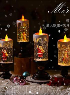 Christmas decorations, atmosphere, lighting fixtures圣诞节