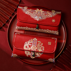 Red envelope wedding special cloth red bag红包袋红包结婚专用