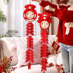 New Year Pendant 2026 Horse Year Spring Festival Firecracker