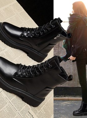 Martin Boots Women's Autumn New Boots Thick soled Shoes鞋子