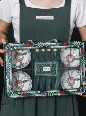 Ceramic tableware gift box for gifting瓷陶瓷餐具礼盒装
