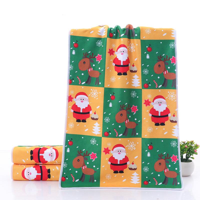 Christmas towels thickened adult towels圣诞毛巾加厚成人毛巾