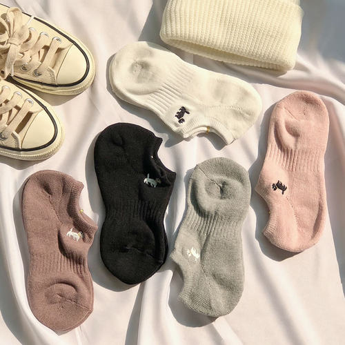 袜子女厚底短袜浅口半束腰毛巾底