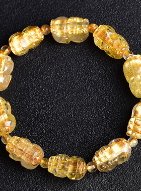 转运珠水晶饰品八方来财貔貅手链