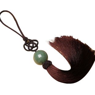 东陵玉汽车挂件挂饰车内饰品2026年吉祥物-名利双收-东菱门挂