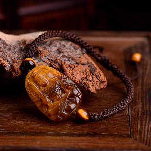 宫妃不动明王虎眼石手链属鸡人本命佛守护神吉祥物手串男女