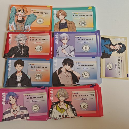 【日谷现货】18trip a店特典名刺 名片 id卡 大黑可不可 丛云添