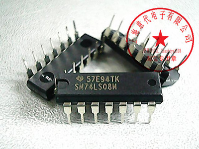 SN74LS08N  ,TI , 74LS08〖正品原装〗赛格市场G332室实体店 现货