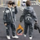 儿童衣服2件套休闲时尚 colimus男童冬季 加绒加厚套装 潮高品质保暖