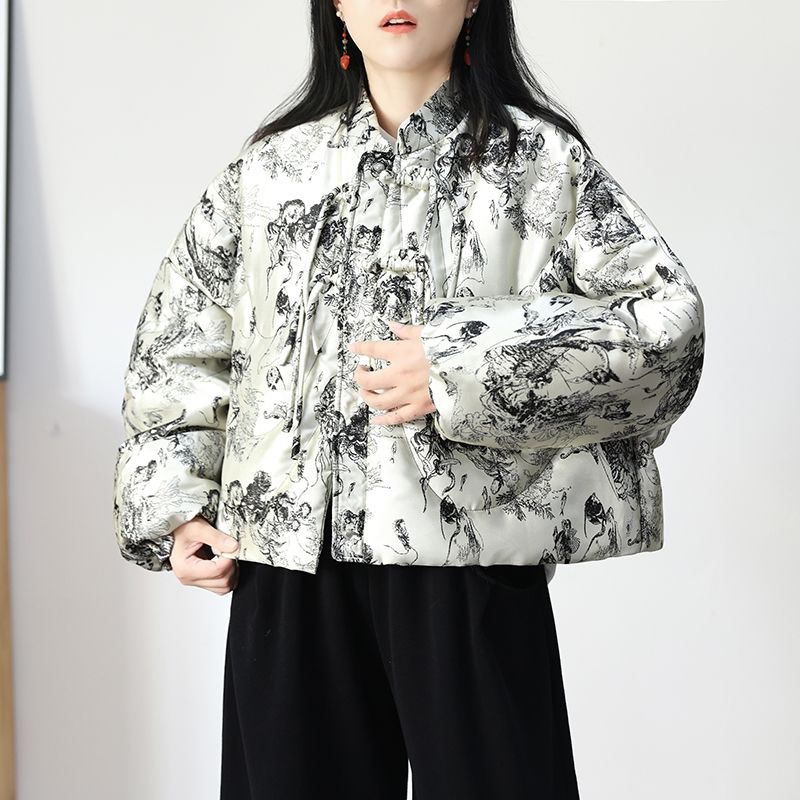 冬季短款90白鸭绒加厚羽绒服