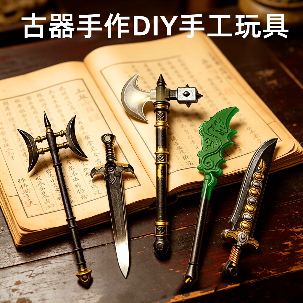 古器手作迷你手工DIY自制材料包创意挂件饰品滴胶刀剑斧儿童玩具图片