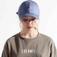 Ваше имя x ~ Zhenwei Hat Girl Xia xia hahze Blue Letter Hard Top Baseball Hat Корейское мужское лицо утиное язык